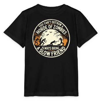 Horde of Zombies: Langsamer Freund - Stanley/Stella Kinder T-Shirt MINI CREATOR  - Schwarz - Vorne - Mikhail (115cm)