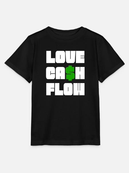 Love Cash Flow Tee - Stanley/Stella Kinder T-Shirt MINI CREATOR - Schwarz