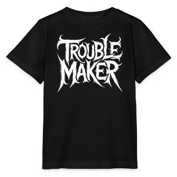 Troublemaker Frechdachs Rabauke Geschwister Kinder - Stanley/Stella Kinder T-Shirt MINI CREATOR  - Schwarz - Vorne - Mikhail (115cm)