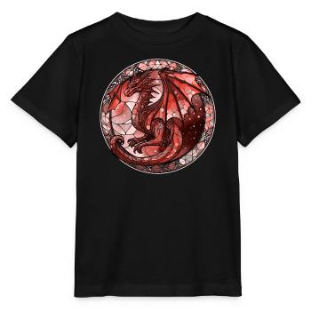 Rubin Dragon - Stanley/Stella Kinder T-Shirt MINI CREATOR  - Schwarz - Vorne - Mikhail (115cm)