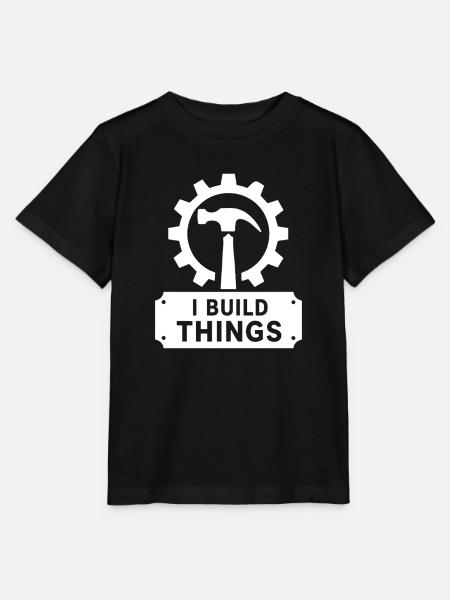 Ich baue Dinge Ausrüstung Tee - Stanley/Stella Kinder T-Shirt MINI CREATOR - Schwarz