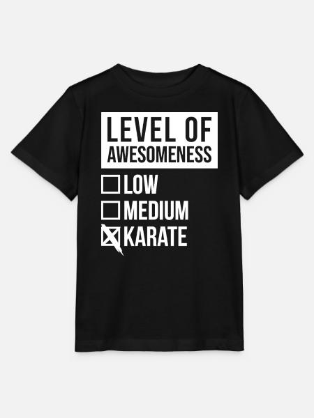 Karate Karate Karate - Stanley/Stella Kinder T-Shirt MINI CREATOR - Schwarz