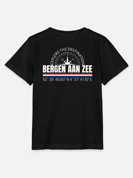 Bergen aan Zee - Stanley/Stella Kinder T-Shirt MINI CREATOR - Schwarz