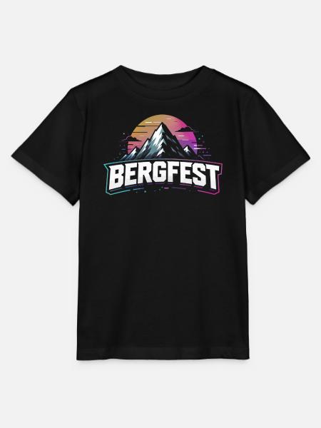 Bergfest - Stanley/Stella Kinder T-Shirt MINI CREATOR - Schwarz