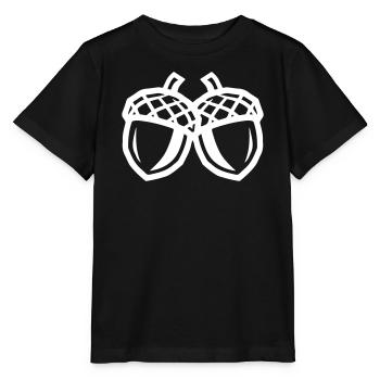 Eichel Symbol Herbst - Stanley/Stella Kinder T-Shirt MINI CREATOR  - Schwarz - Vorne - Mikhail (115cm)
