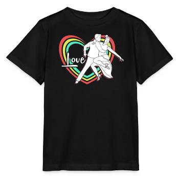 Walzer Paartanz - Stanley/Stella Kinder T-Shirt MINI CREATOR  - Schwarz - Vorne - Mikhail (115cm)