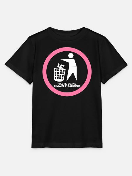 Gegen Rechts - Halte deine Umwelt sauber - FCK NZS - Stanley/Stella Kinder T-Shirt MINI CREATOR  - Schwarz