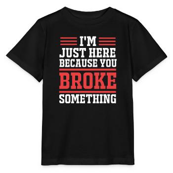 Tech Support - Stanley/Stella Kinder T-Shirt MINI CREATOR  - Schwarz - Vorne - Mikhail (115cm)