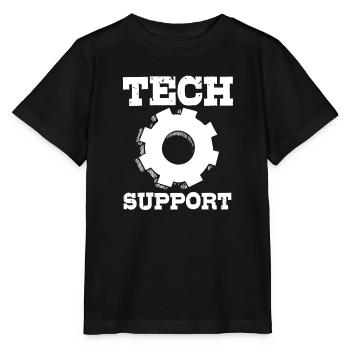 Tech Support - Stanley/Stella Kinder T-Shirt MINI CREATOR  - Schwarz - Vorne - Mikhail (115cm)