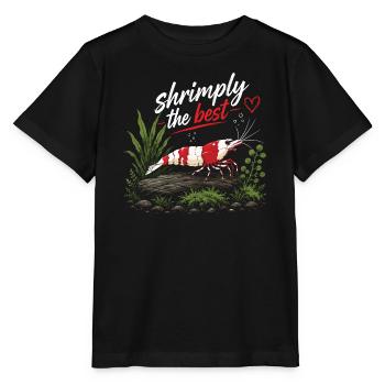 Red Bee Zwerggarnele - Stanley/Stella Kinder T-Shirt MINI CREATOR  - Schwarz - Vorne - Mikhail (115cm)