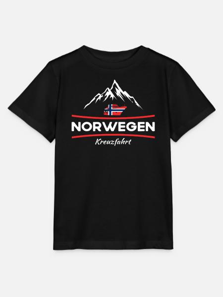 Kreuzfahrt durch Norwegen - Stanley/Stella Kinder T-Shirt MINI CREATOR - Schwarz