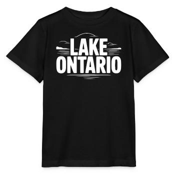 Ontariosee - Stanley/Stella Kinder T-Shirt MINI CREATOR  - Schwarz - Vorne - Mikhail (115cm)