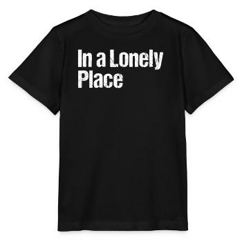 In einem einsamen Ort Typografie - Stanley/Stella Kinder T-Shirt MINI CREATOR  - Schwarz - Vorne - Mikhail (115cm)