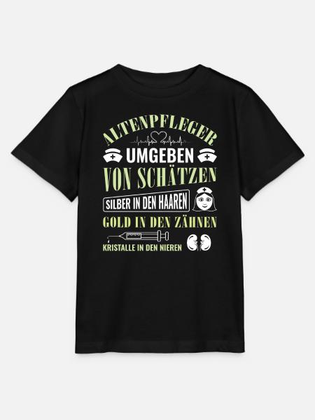 Altenpfleger Geschenk Altenpflege Pflegefachkraft - Stanley/Stella Kinder T-Shirt MINI CREATOR  - Schwarz