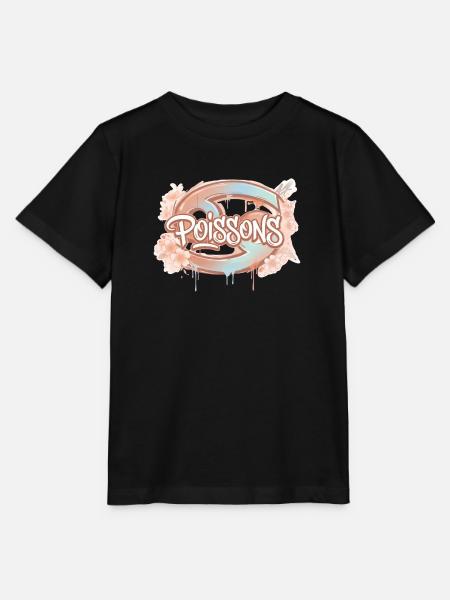 Astro Pastel Street Fish - Stanley/Stella Kinder T-Shirt MINI CREATOR - Schwarz