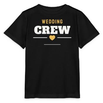 Wedding Crew Hochzeit Team Braut Bräutigam Gäste - Stanley/Stella Kinder T-Shirt MINI CREATOR  - Schwarz - Vorne - Mikhail (115cm)