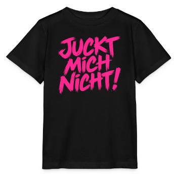Juckt mich nicht - Cooler Spruch - Stanley/Stella Kinder T-Shirt MINI CREATOR  - Schwarz - Vorne - Mikhail (115cm)