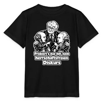 Herrschaftsfreier Diskurs - Stanley/Stella Kinder T-Shirt MINI CREATOR  - Schwarz - Vorne - Mikhail (115cm)
