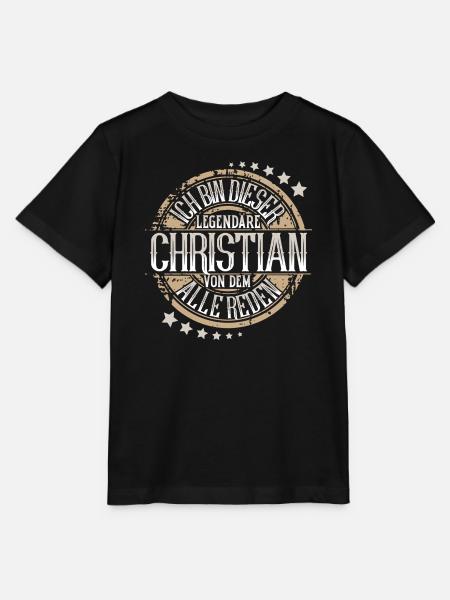 Christian - Stanley/Stella Kinder T-Shirt MINI CREATOR  - Schwarz