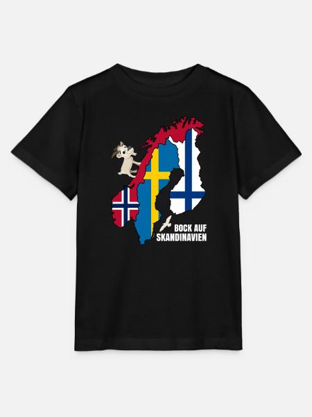 Bock auf Skandinavien - Stanley/Stella Kinder T-Shirt MINI CREATOR - Schwarz
