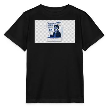Y2K Cyberpunk Tech-Schnittstelle - Stanley/Stella Kinder T-Shirt MINI CREATOR  - Schwarz - Vorne - Mikhail (115cm)