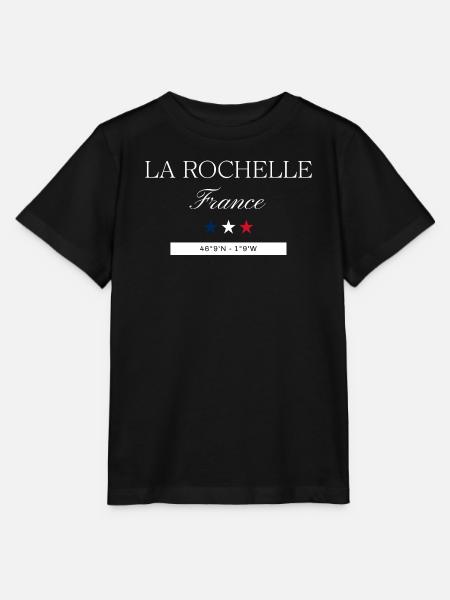 La Rochelle Frankreich Souvenir – Reise - Stanley/Stella Kinder T-Shirt MINI CREATOR  - Schwarz
