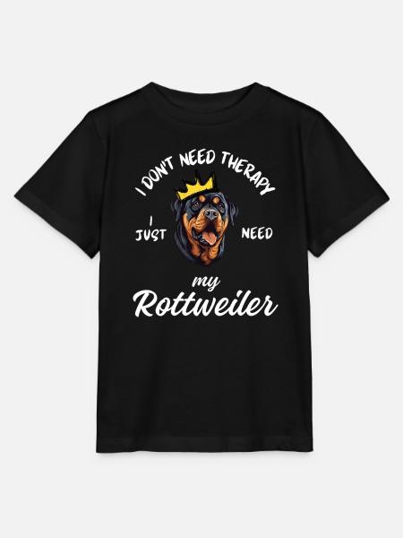 Rottweilerkönig Goldene Krone - Stanley/Stella Kinder T-Shirt MINI CREATOR - Schwarz
