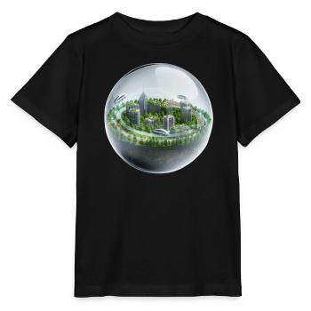 Glass Sphere - Stanley/Stella Kinder T-Shirt MINI CREATOR  - Schwarz - Vorne - Mikhail (115cm)