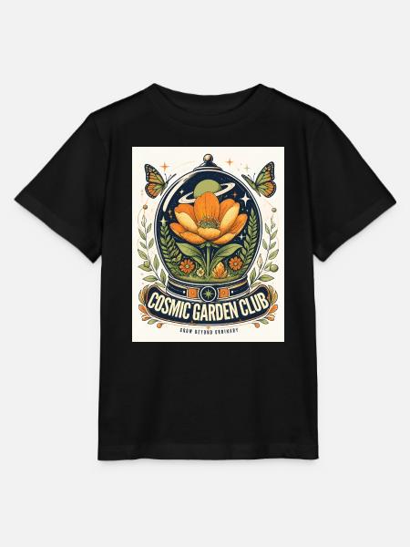 Space Garden Club - Stanley/Stella Kinder T-Shirt MINI CREATOR - Schwarz