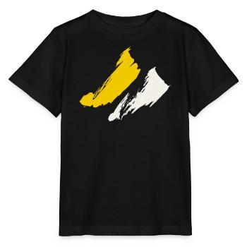 Antrim Grafschaft Flagge - Stanley/Stella Kinder T-Shirt MINI CREATOR  - Schwarz - Vorne - Mikhail (115cm)