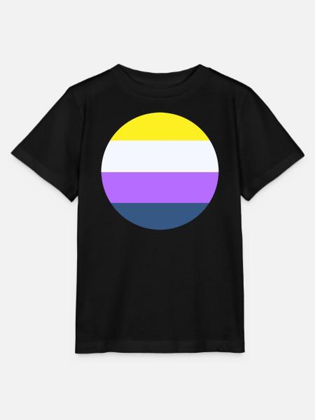 Pride Flagge wickinger - Stanley/Stella Kinder T-Shirt MINI CREATOR - Schwarz