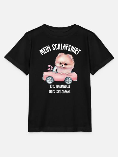 Pomeranian Cabrio Schlafshirt - Stanley/Stella Kinder T-Shirt MINI CREATOR - Schwarz