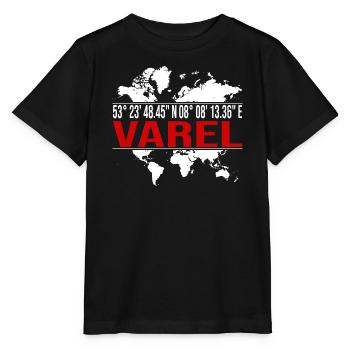 Varel - Stanley/Stella Kinder T-Shirt MINI CREATOR  - Schwarz - Vorne - Mikhail (115cm)