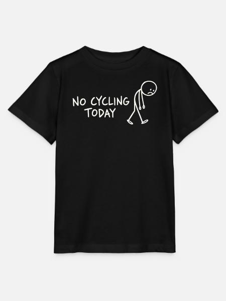 No Cycling Today – Lustiger Radfahrer Pausentag - Stanley/Stella Kinder T-Shirt MINI CREATOR  - Schwarz