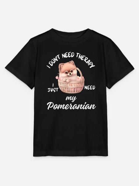 Pommerscher Korbwelpe - Stanley/Stella Kinder T-Shirt MINI CREATOR - Schwarz