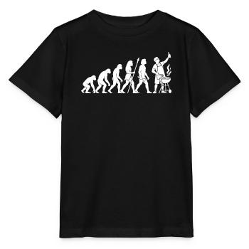 Evolution Grill - Stanley/Stella Kinder T-Shirt MINI CREATOR  - Schwarz - Vorne - Mikhail (115cm)