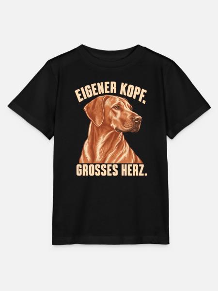 Ridgeback – Eigener Kopf. Großes Herz. - Stanley/Stella Kinder T-Shirt MINI CREATOR - Schwarz