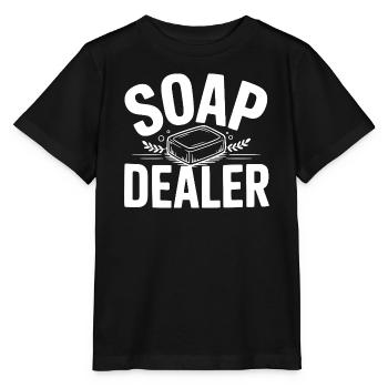 Seifenhändler - Stanley/Stella Kinder T-Shirt MINI CREATOR  - Schwarz - Vorne - Mikhail (115cm)