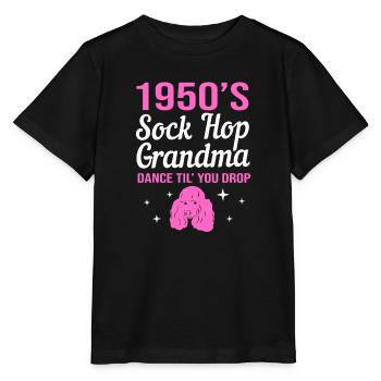 Sock Hop - Stanley/Stella Kinder T-Shirt MINI CREATOR  - Schwarz - Vorne - Mikhail (115cm)