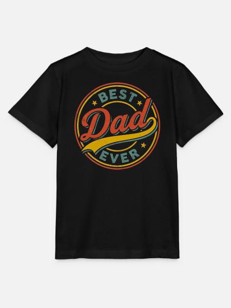 Best Dad Ever - Stanley/Stella Kinder T-Shirt MINI CREATOR - Schwarz
