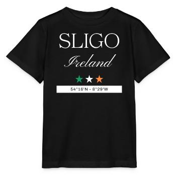 Sligo Irland Souvenir – Reise minimalistisch - Stanley/Stella Kinder T-Shirt MINI CREATOR  - Schwarz - Vorne - Mikhail (115cm)