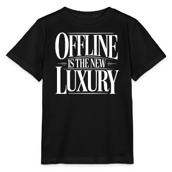 Offline ist der neue Luxus - Stanley/Stella Kinder T-Shirt MINI CREATOR  - Schwarz - Vorne - Mikhail (115cm)
