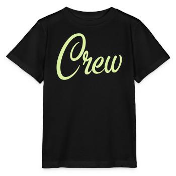 Crew Script Pastellgrün - Stanley/Stella Kinder T-Shirt MINI CREATOR  - Schwarz - Vorne - Mikhail (115cm)