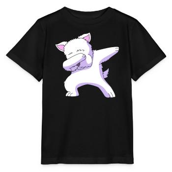 West Highland Terrier - Stanley/Stella Kinder T-Shirt MINI CREATOR  - Schwarz - Vorne - Mikhail (115cm)