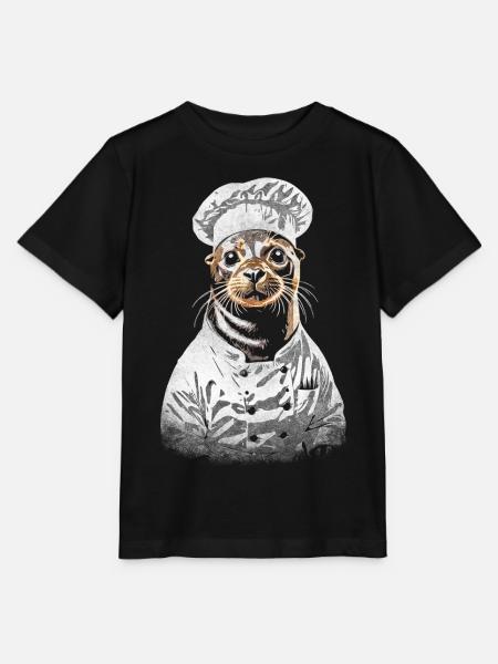 Robbenkoch - Stanley/Stella Kinder T-Shirt MINI CREATOR - Schwarz