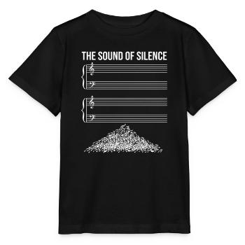 The Sound of Silence – Kontrabass und Bassist - Stanley/Stella Kinder T-Shirt MINI CREATOR  - Schwarz - Vorne - Mikhail (115cm)