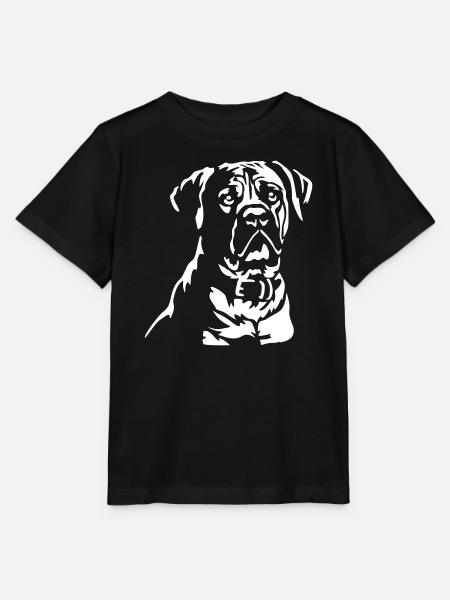 Boerboel Kopf "Black Edition" - Stanley/Stella Kinder T-Shirt MINI CREATOR  - Schwarz