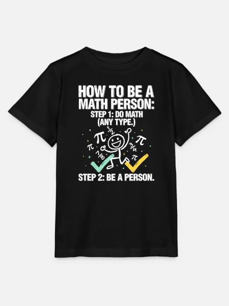 Wie man ein Mathe-T-Shirt wird - Stanley/Stella Kinder T-Shirt MINI CREATOR - Schwarz