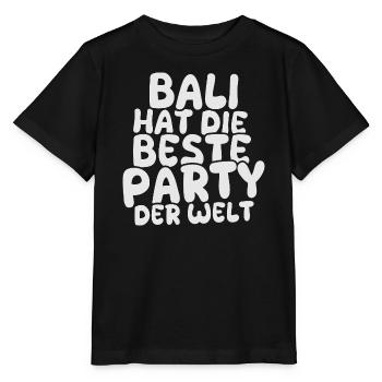 Bali als Feiern - Stanley/Stella Kinder T-Shirt MINI CREATOR  - Schwarz - Vorne - Mikhail (115cm)