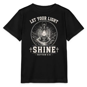 Lass dein Licht scheinen - Stanley/Stella Kinder T-Shirt MINI CREATOR  - Schwarz - Vorne - Mikhail (115cm)